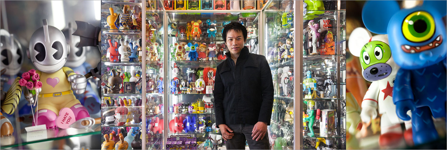 Manager of Tomensuke, Urban Designer Toy Museum. Takayama, 2009