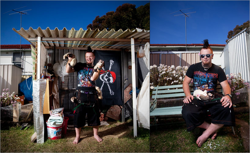Chris, Ferret Breeder. Sydney, 2009