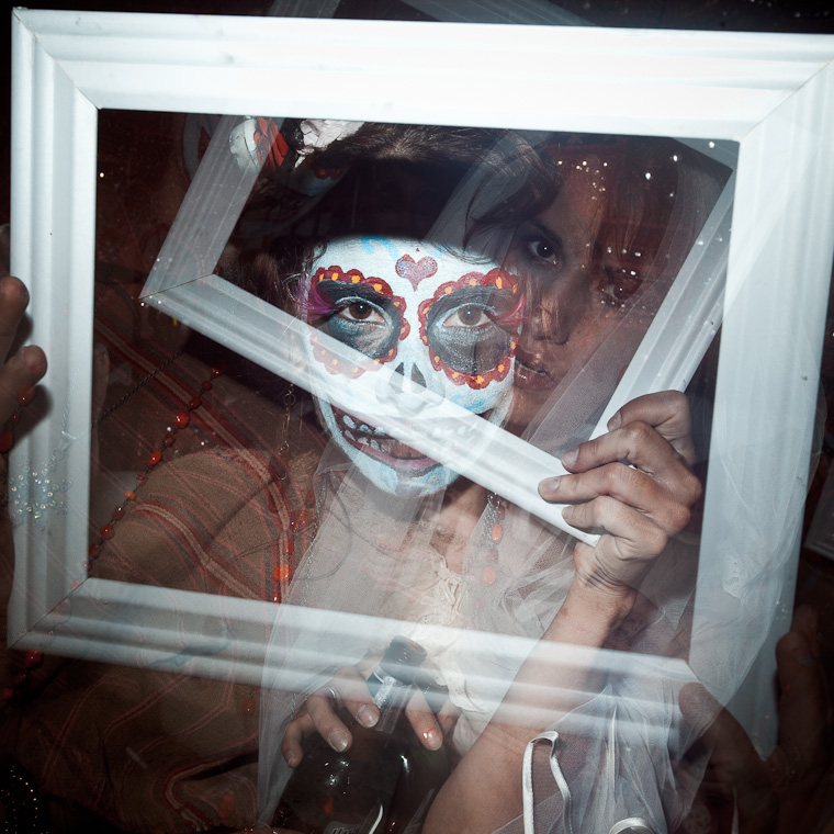 Dia de lost Muertos, day of the dead party photos.