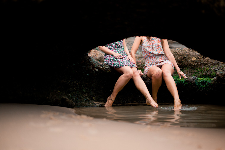 Family photoshoot of sisters at Catherine Hill Bay. Family photoshoots available for booking in Sydney.