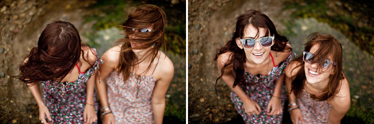 Family photoshoot of sisters at Catherine Hill Bay. Family photoshoots available for booking in Sydney.