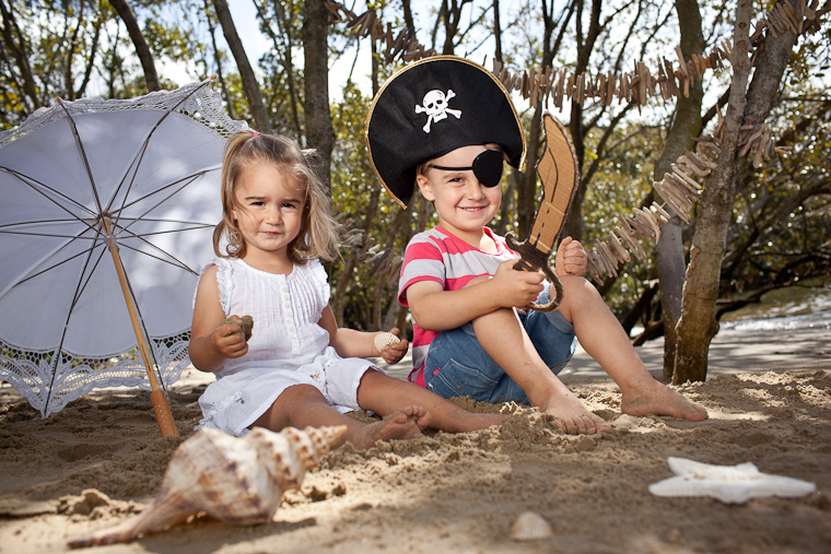 Pirate themed family kids shoot. Bookings available in Sydney, Australia.