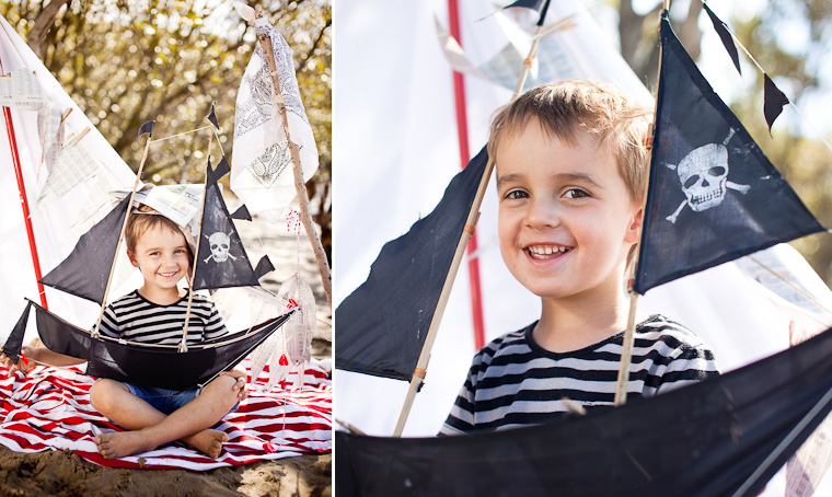 Pirate themed family kids shoot. Bookings available in Sydney, Australia.