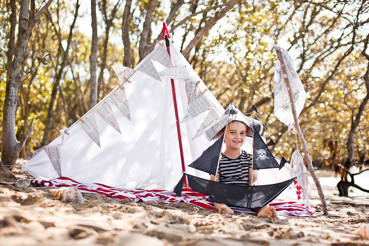 Pirate themed family kids shoot. Bookings available in Sydney, Australia.