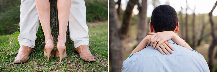 Roslyn & Andrew's lakeside prewedding. A rowboat get away along the lakeside.