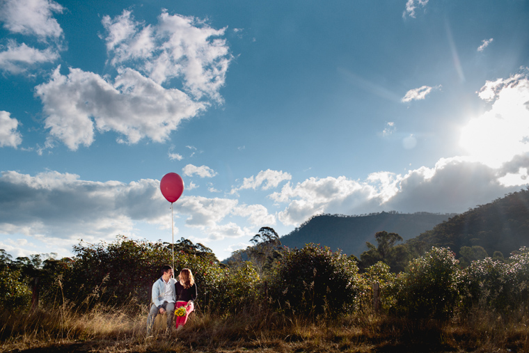 Melissa & Tom's Logan Brae Apple Orchard Prewedding