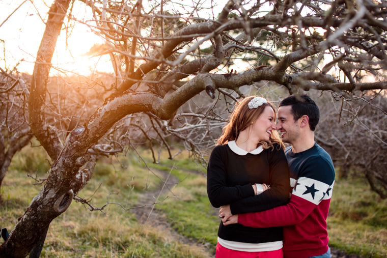 Melissa & Tom's Logan Brae Apple Orchard Prewedding