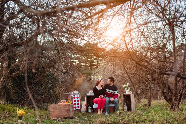 Melissa & Tom's Logan Brae Apple Orchard Prewedding