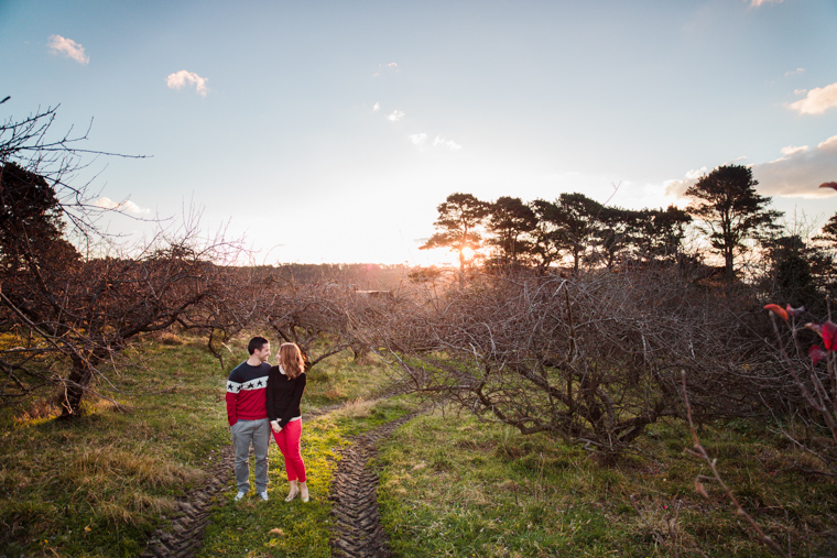 Melissa & Tom's Logan Brae Apple Orchard Prewedding