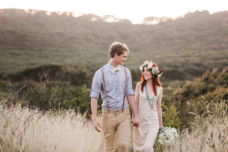 Bohemian styled engagement shoot