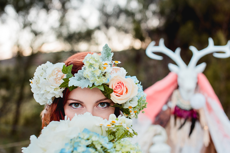 Bohemian styled engagement shoot