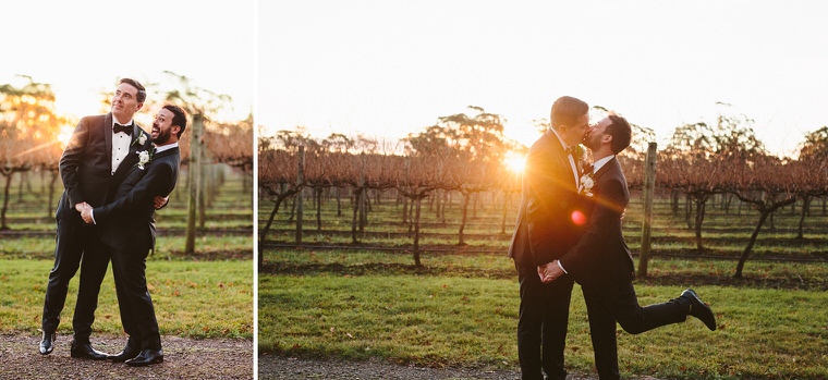 Same sex wedding at Centennial Vineyards, Bowral. Gay, lesbian and lgbti friendly Australian wedding photographers.