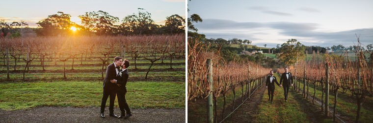 Same sex wedding at Centennial Vineyards, Bowral. Gay, lesbian and lgbti friendly Australian wedding photographers.