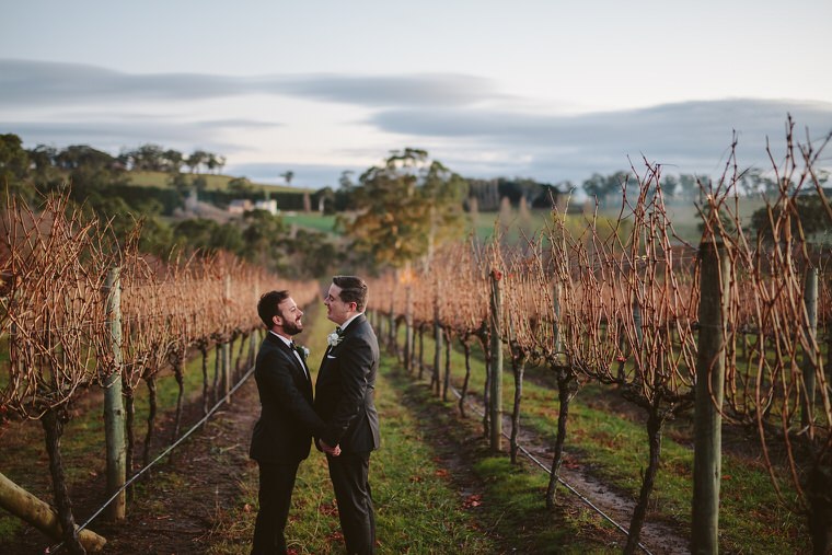 Same sex wedding at Centennial Vineyards, Bowral. Gay, lesbian and lgbti friendly Australian wedding photographers.