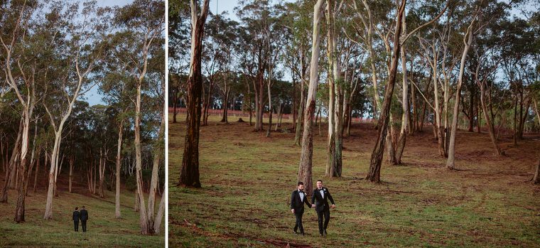 Same sex wedding at Centennial Vineyards, Bowral. Gay, lesbian and lgbti friendly Australian wedding photographers.