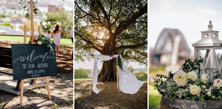 Wedding at Observatory Hill, Sydney and Doltone House Loft, Jones Bay Wharf.