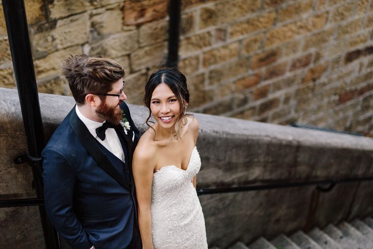 Wedding at Observatory Hill, Sydney and Doltone House Loft, Jones Bay Wharf.