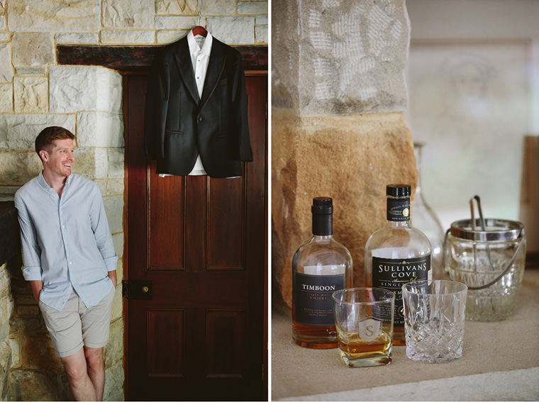 Groom Rohan and groomsmen at Coromandel Cottage