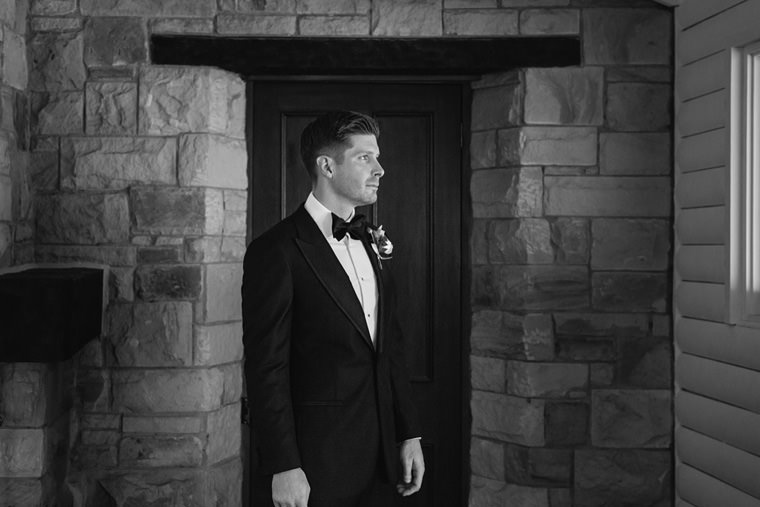 Groom Rohan and groomsmen at Coromandel Cottage