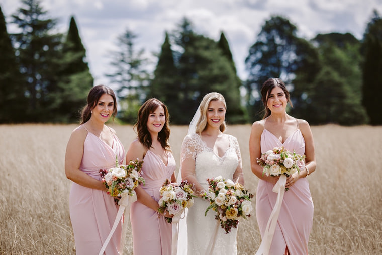 Bride Whitney preparing at May Gibbs Cottage, Bendooley Estate