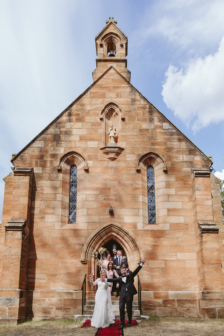 Elegant wedding details at Bendooley Estate and Saint Francis Xavier Church