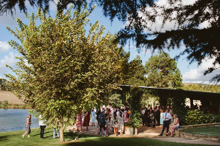 Elegant wedding portrait of the bride and groom at Bendooley Estate gardens