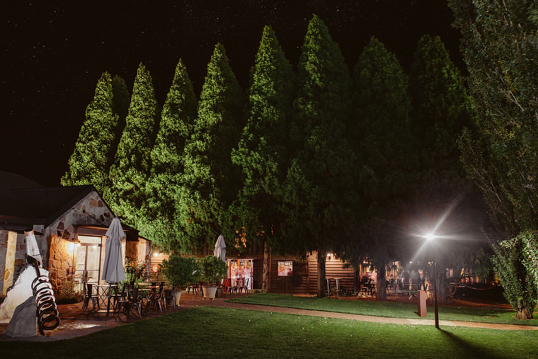 Wedding reception at Bendooley Estate Book Barn