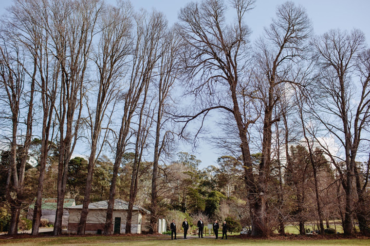 Sarah & Dan's winter wedding photos at Bendooley Estate's Book Barn in Berrima.