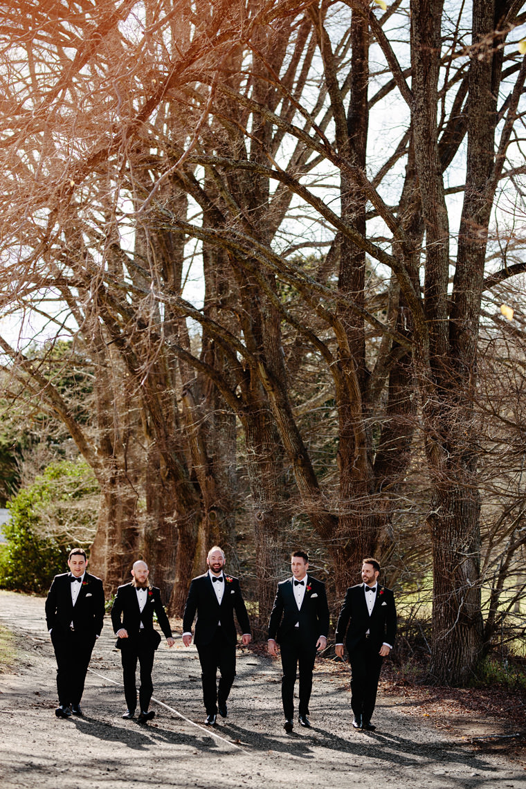 Sarah & Dan's winter wedding photos at Bendooley Estate's Book Barn in Berrima.