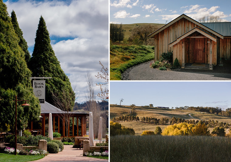 Sarah & Dan's winter wedding photos at Bendooley Estate's Book Barn in Berrima.