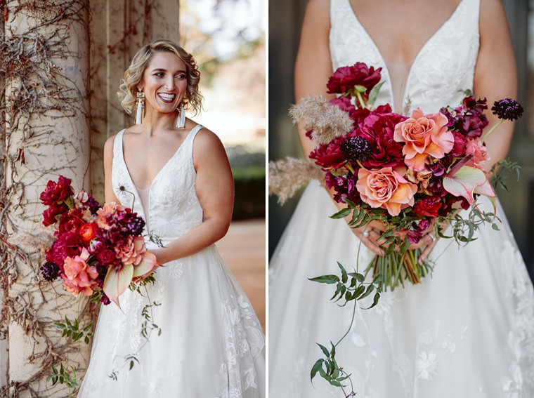 Sarah & Dan's winter wedding photos at Bendooley Estate's Book Barn in Berrima.