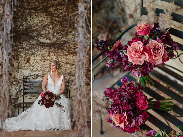 Sarah & Dan's winter wedding photos at Bendooley Estate's Book Barn in Berrima.