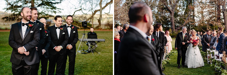 Sarah & Dan's winter wedding photos at Bendooley Estate's Book Barn in Berrima.