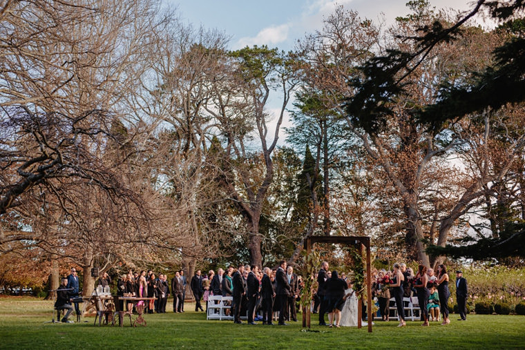 Sarah & Dan's winter wedding photos at Bendooley Estate's Book Barn in Berrima.