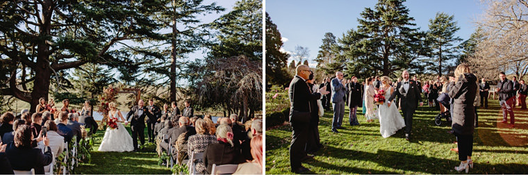 Sarah & Dan's winter wedding photos at Bendooley Estate's Book Barn in Berrima.