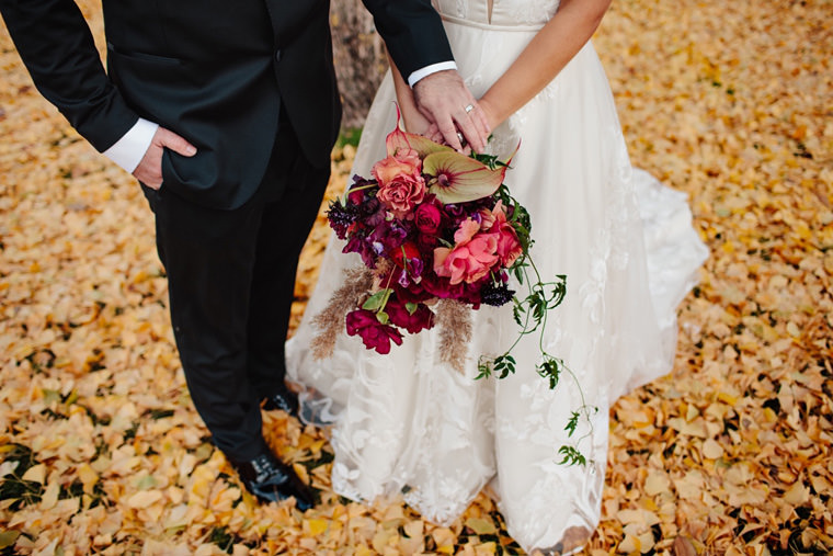 Sarah & Dan's winter wedding photos at Bendooley Estate's Book Barn in Berrima.