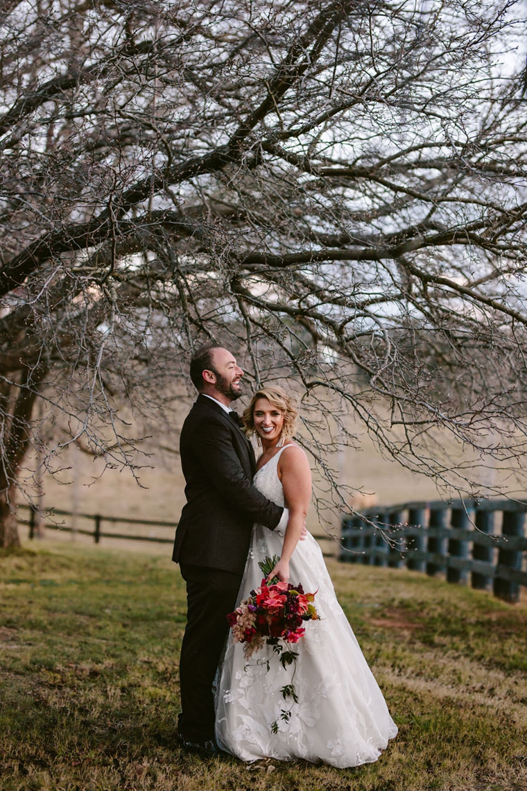 Sarah & Dan's winter wedding photos at Bendooley Estate's Book Barn in Berrima.