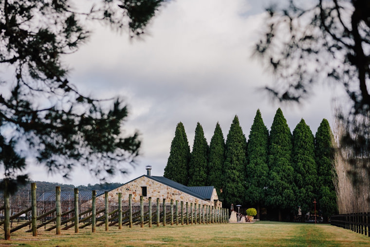 Sarah & Dan's winter wedding photos at Bendooley Estate's Book Barn in Berrima.