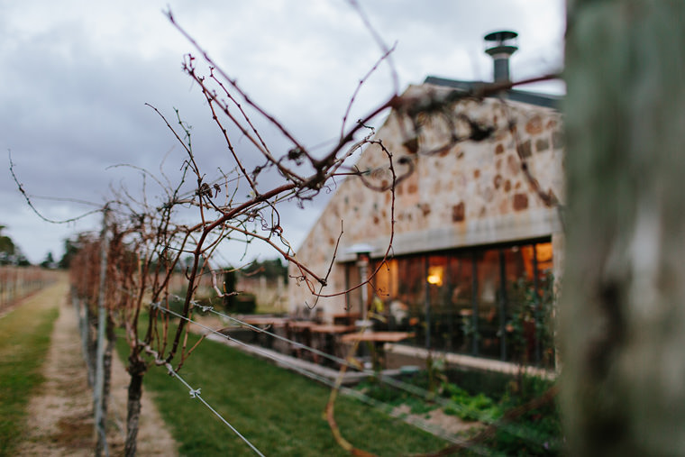 Sarah & Dan's winter wedding photos at Bendooley Estate's Book Barn in Berrima.