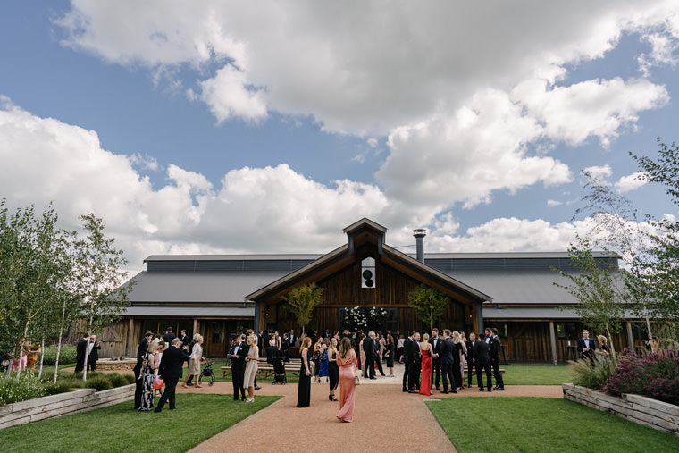 Ceremony setup at The Stables, Bendooley Estate