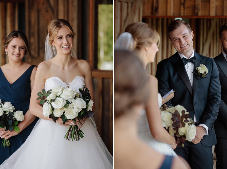 Outdoor wedding ceremony at Bendooley Estate