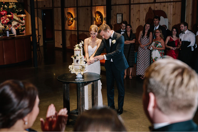 Samantha and Chris's wedding reception at The Stables, Bendooley Estate