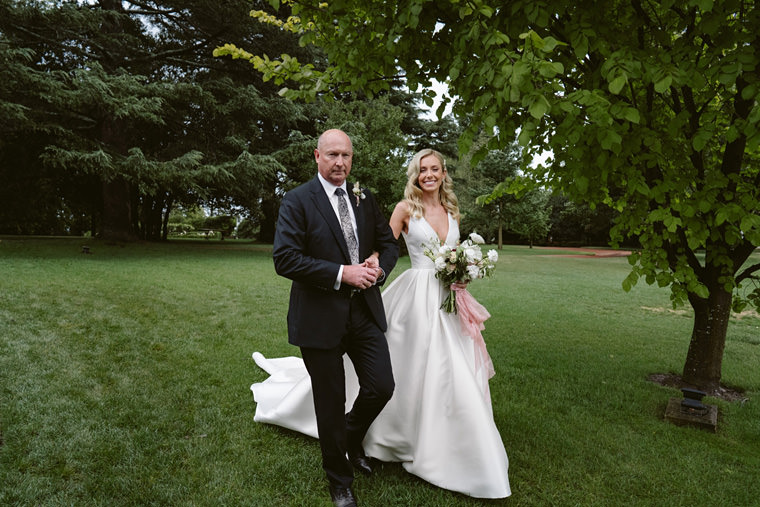 Rainy but beautiful wedding day at Bendooley Estate, captured by Hilary Cam Photography