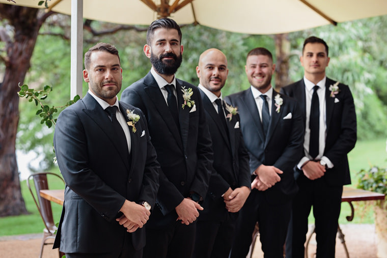 Rainy but beautiful wedding day at Bendooley Estate, captured by Hilary Cam Photography