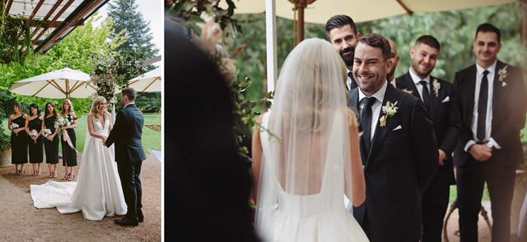 Rainy but beautiful wedding day at Bendooley Estate, captured by Hilary Cam Photography