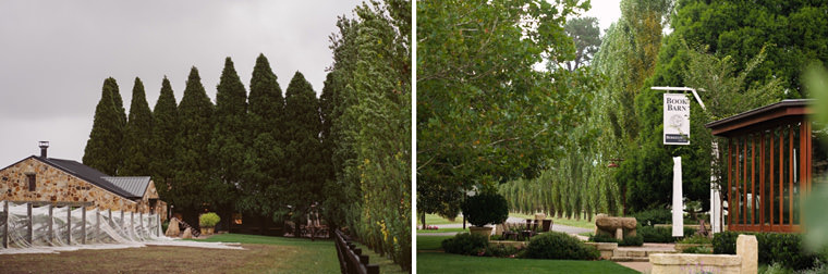 Rainy but beautiful wedding day at Bendooley Estate, captured by Hilary Cam Photography