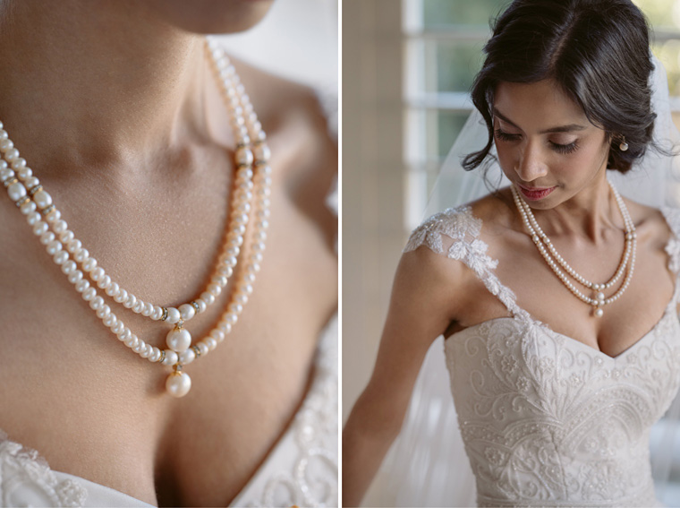 Bridal necklace.
